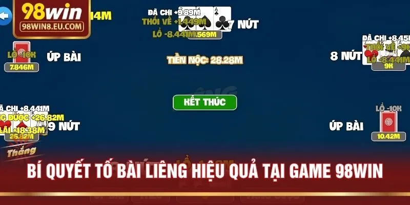 Bí Quyết Tố Bài Liêng Hiệu Quả Tại Game 98win