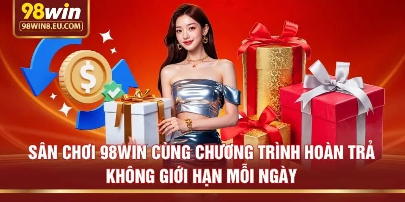 Sân chơi 98win cùng chương trình hoàn trả không giới hạn mỗi ngày