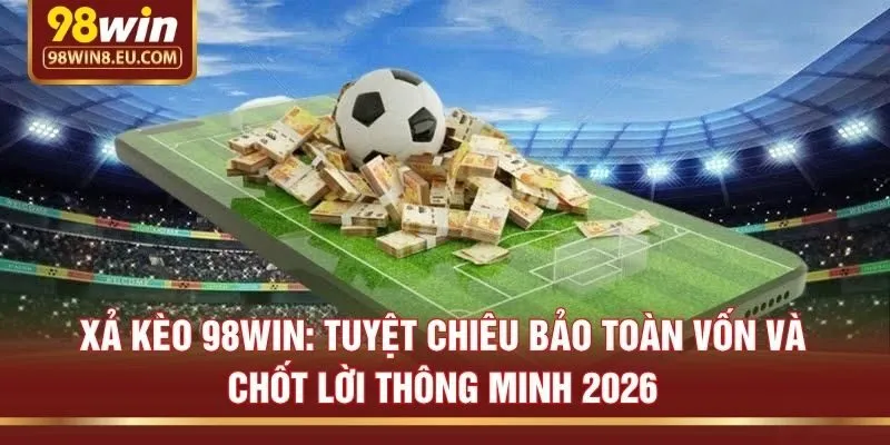 Xả kèo 98win: Tuyệt chiêu bảo toàn vốn và chốt lời thông minh 2026